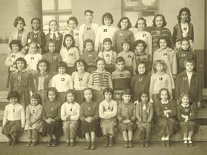 ECOLE LAMORICIERE FILLES 1956 CM1 MME TABARROT